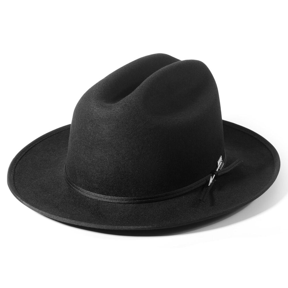 4852 Open Road Hat Cowboy Fedora Hat Pure Wool Felt Hat Vintage Rancher Hat